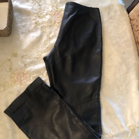 Danier Vintage Leather Pants - Picture 4 of 9